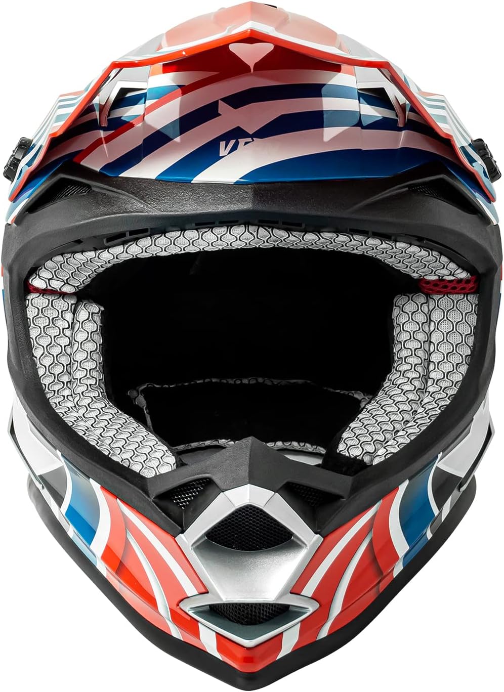 VCAN VX38 – Casco para adultos, cuatrimoto, motocicleta, cuatrimoto, moto, cuesta abajo, con gafas aprobadas por DOT