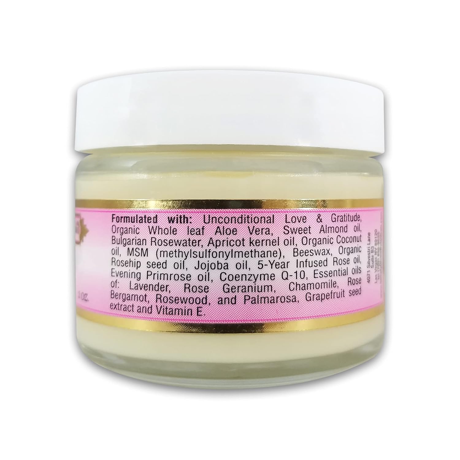 Simply Divine Botanicals Creme de Rose – Crema hidratante facial Heavenly – Crema facial natural y orgánica para piel seca, normal, sensible y