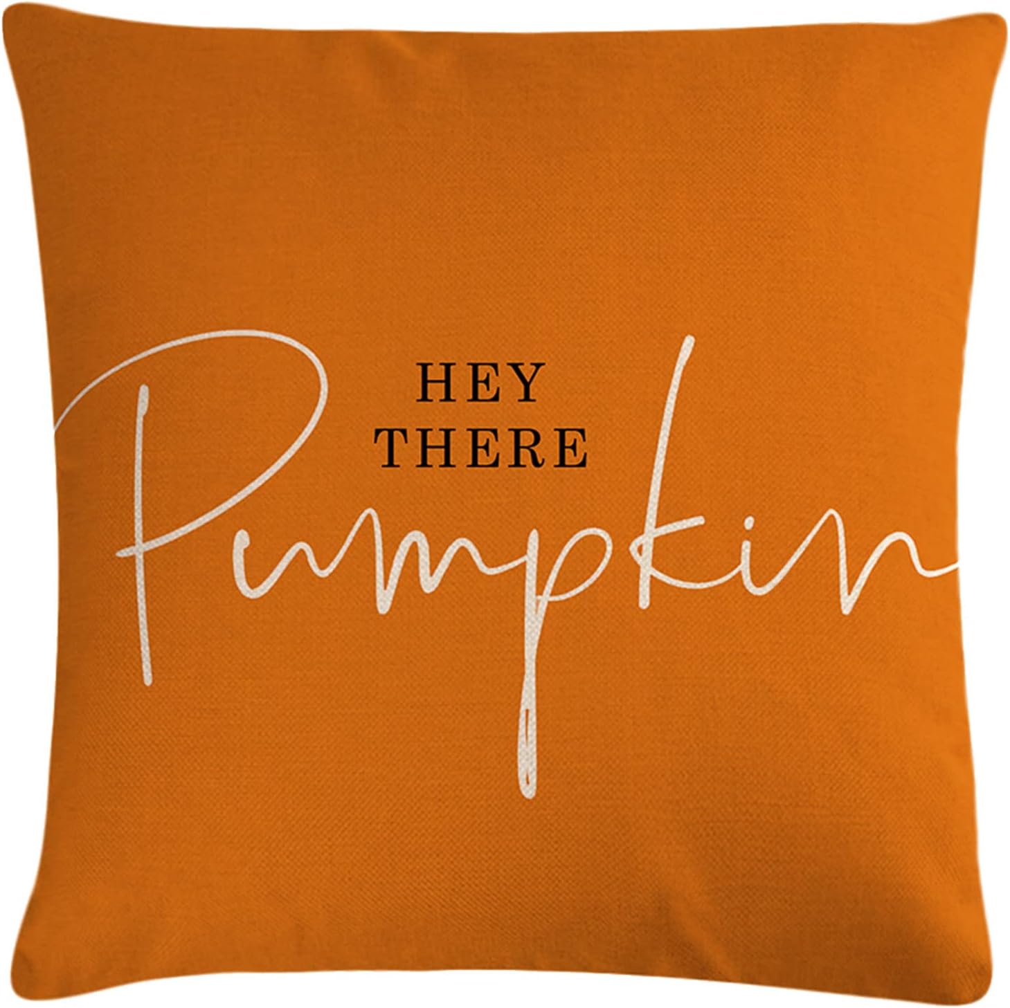 7COLORROOM Funda de almohada decorativa de otoño, funda de cojín de calabaza de color naranja otoñal, decoración del hogar, fundas de almohada de 18