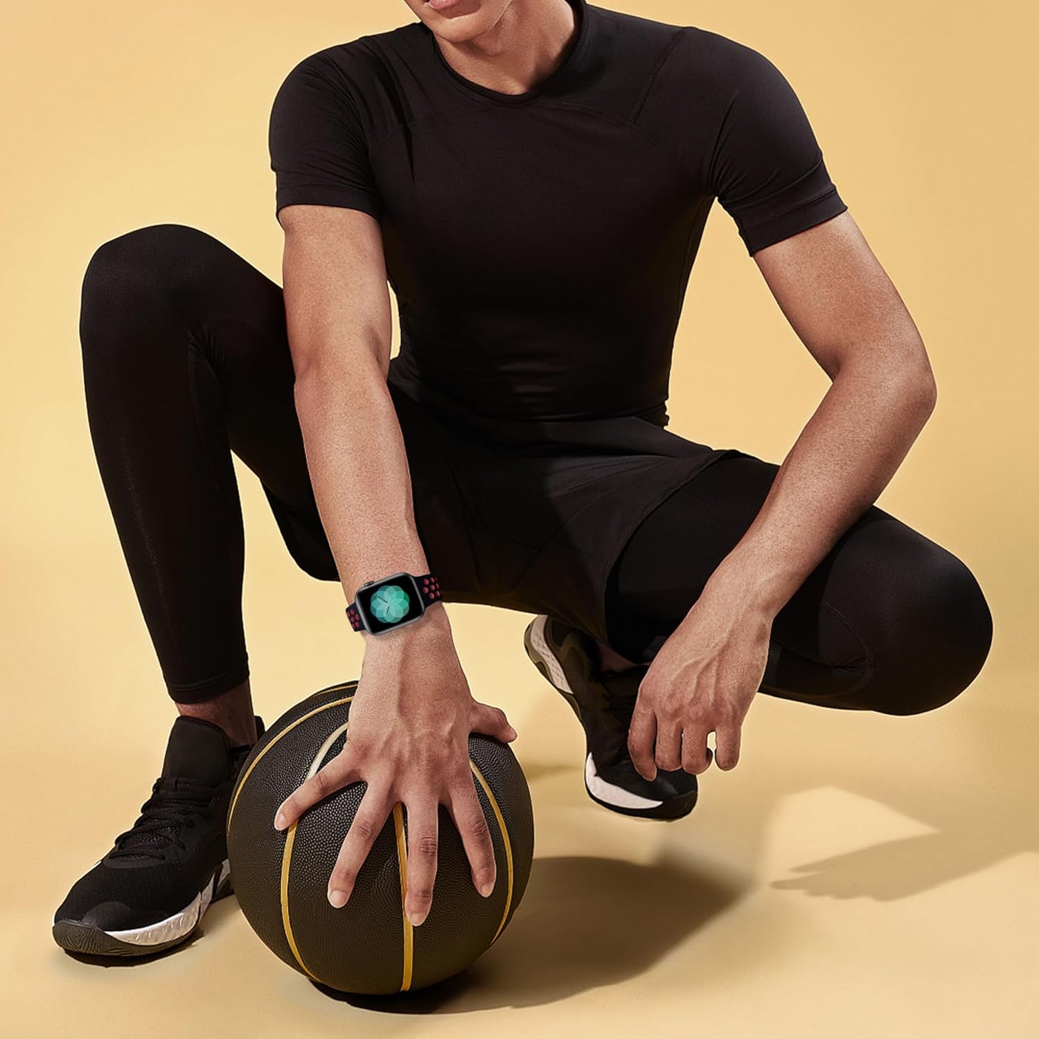 Eiavike Correa deportiva para correas de Apple Watch de 1.929 in, 1.772 in, 1.732 in, 1.654 in, 1.614 in, 1.575 in, 1.496 in, impermeable,