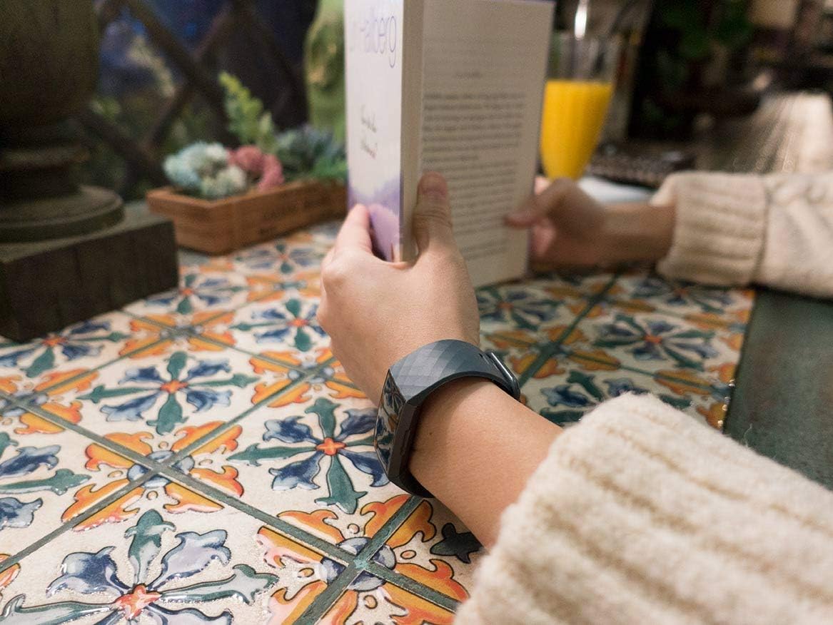 Velavior – Bandas impermeables para Fitbit Charge 3Fitbit Charge 4Charge3 SE, pulseras de repuesto para mujeres, hombres, tamaño pequeño y grande, L