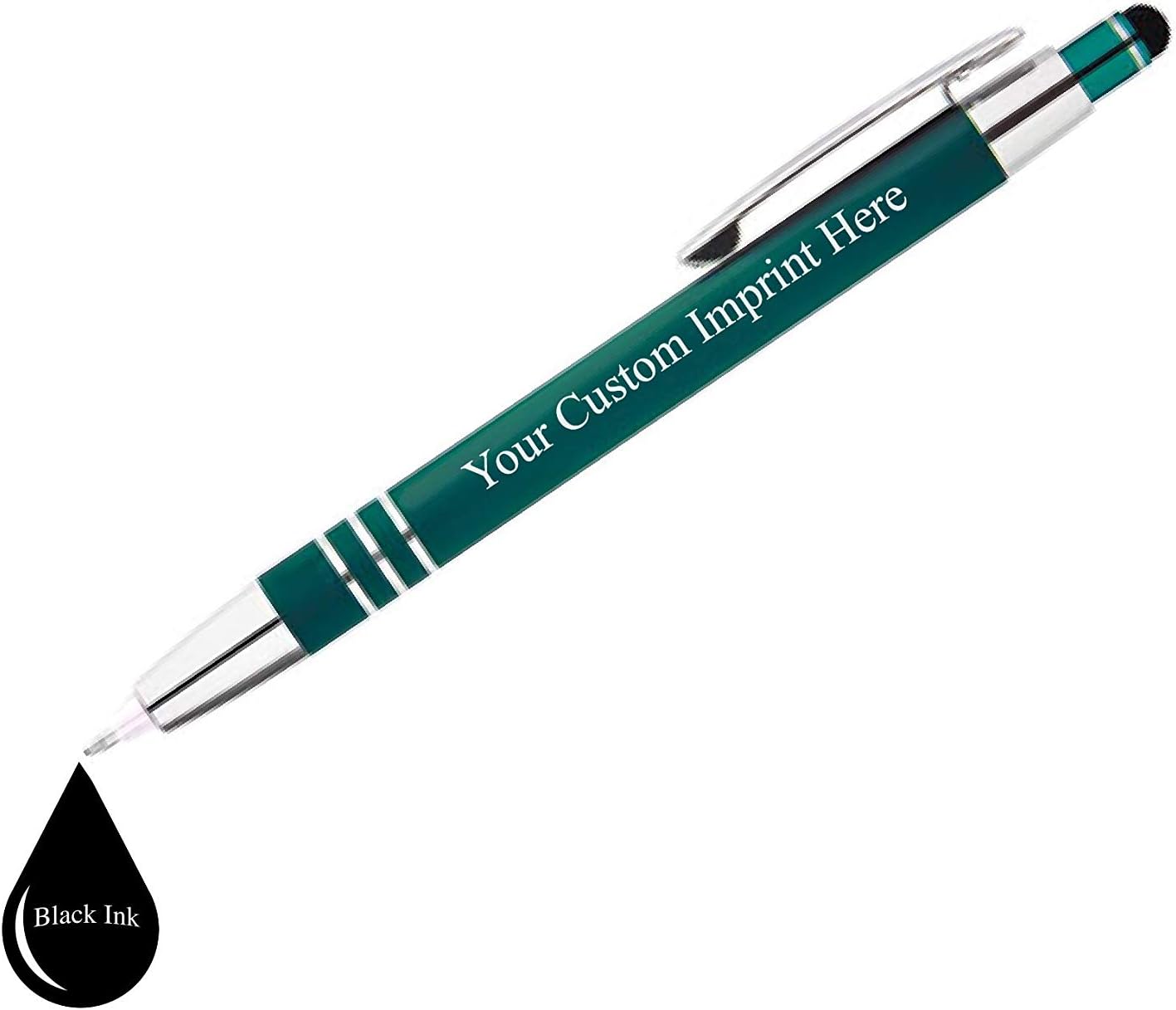 Express Pencils – Juego de bolígrafos personalizados de regalo – Paquete de 2  Linterna LED de metal suave al tacto con caja de regalo  Bolígrafo de