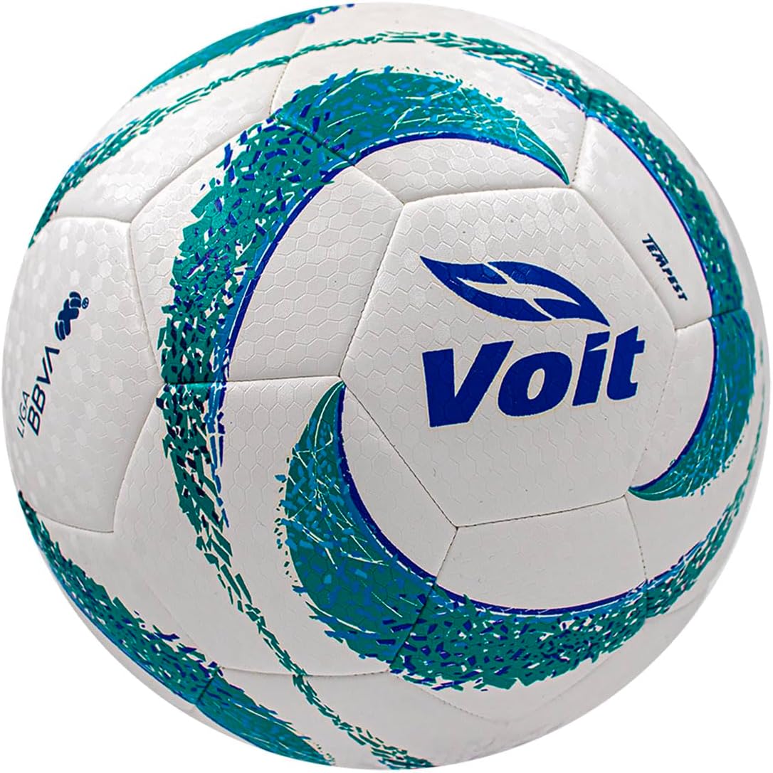 Voit Pelota de entrenamiento híbrida, Liga MX, tecnología híbrida, construcción duradera, varios colores, pelota de fútbol de alta calidad para