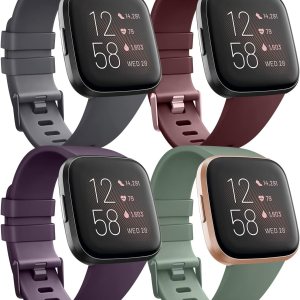 Vancle Correas para reloj inteligente Fitbit Versa 2Fitbit Versa SEFitbit Versa Lite para mujeres y hombres, correa deportiva de repuesto para reloj Vancle Correas para reloj inteligente Fitbit Versa 2Fitbit Versa SEFitbit Versa Lite para mujeres y hombres, correa deportiva de repuesto para reloj