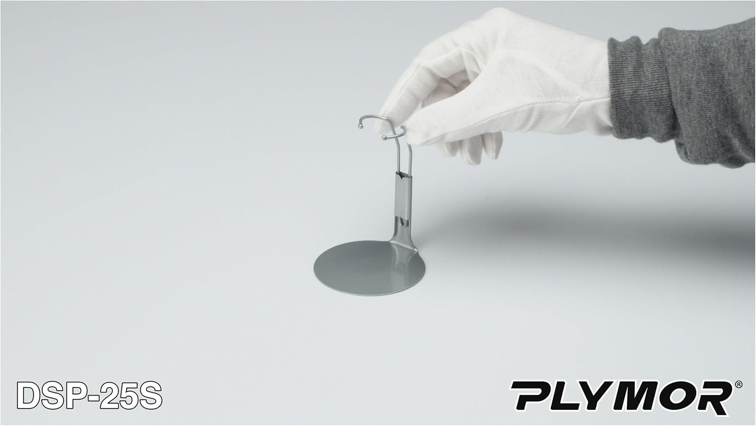 Plymor DSP-25S – Soporte de figura de acción ajustable plateado, se adapta a figuras de acción de 4.5, 5 y 5.5 pulgadas, la cintura es de 1 a 1.5