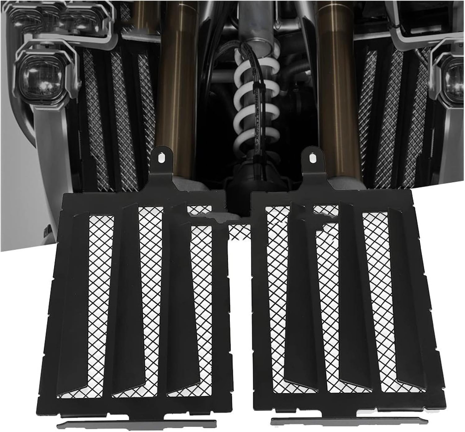 HRTLSS Motorcycle Radiator Guard Grille Protector Cover Water Cooler for BM-&W R1200GS LC Adv R1250GS Adventue R 1200 GS R 1250 GS LC Motorcycle
