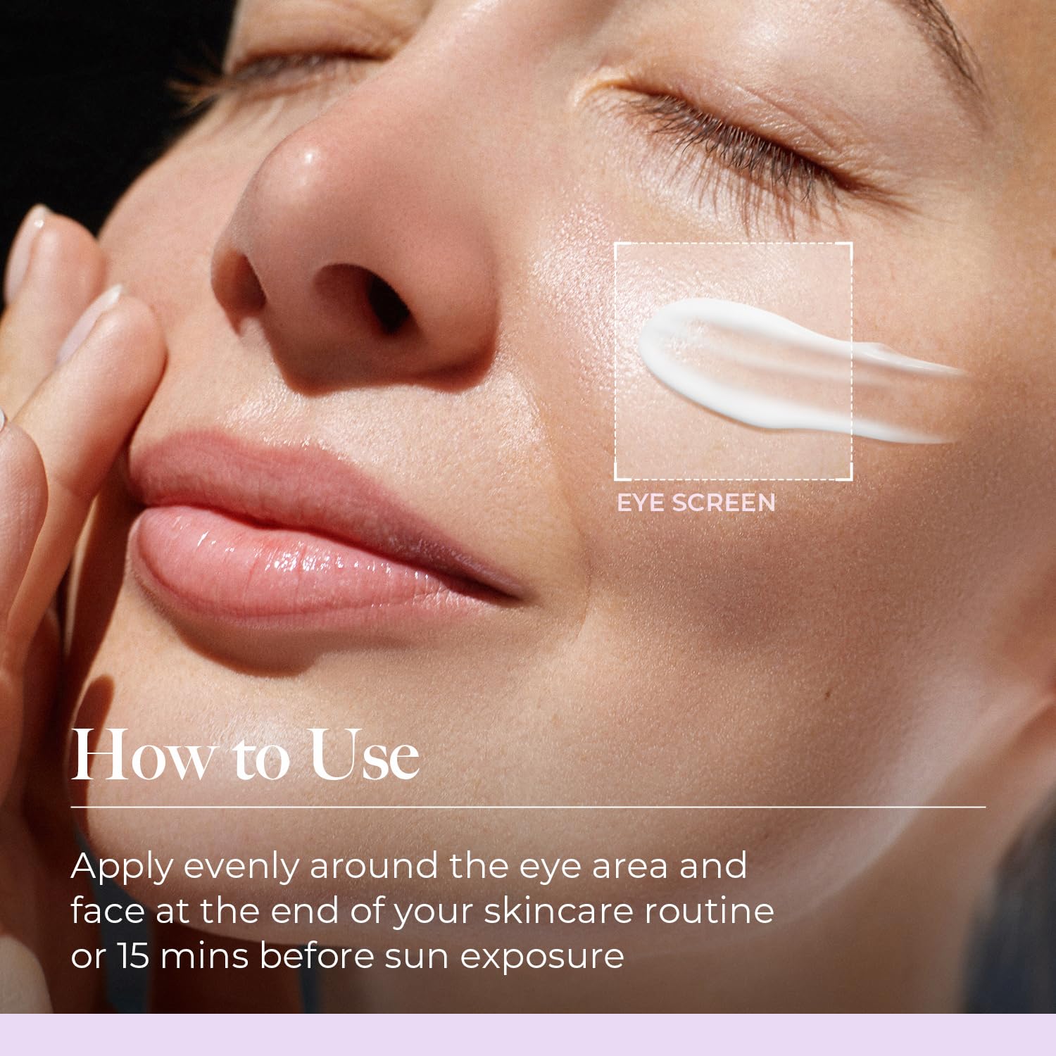 SKINRAYS – Protector solar mineral hipoalergénico de amplio espectro de óxido de zinc para área de los ojos, belleza limpia, seguro para todas las