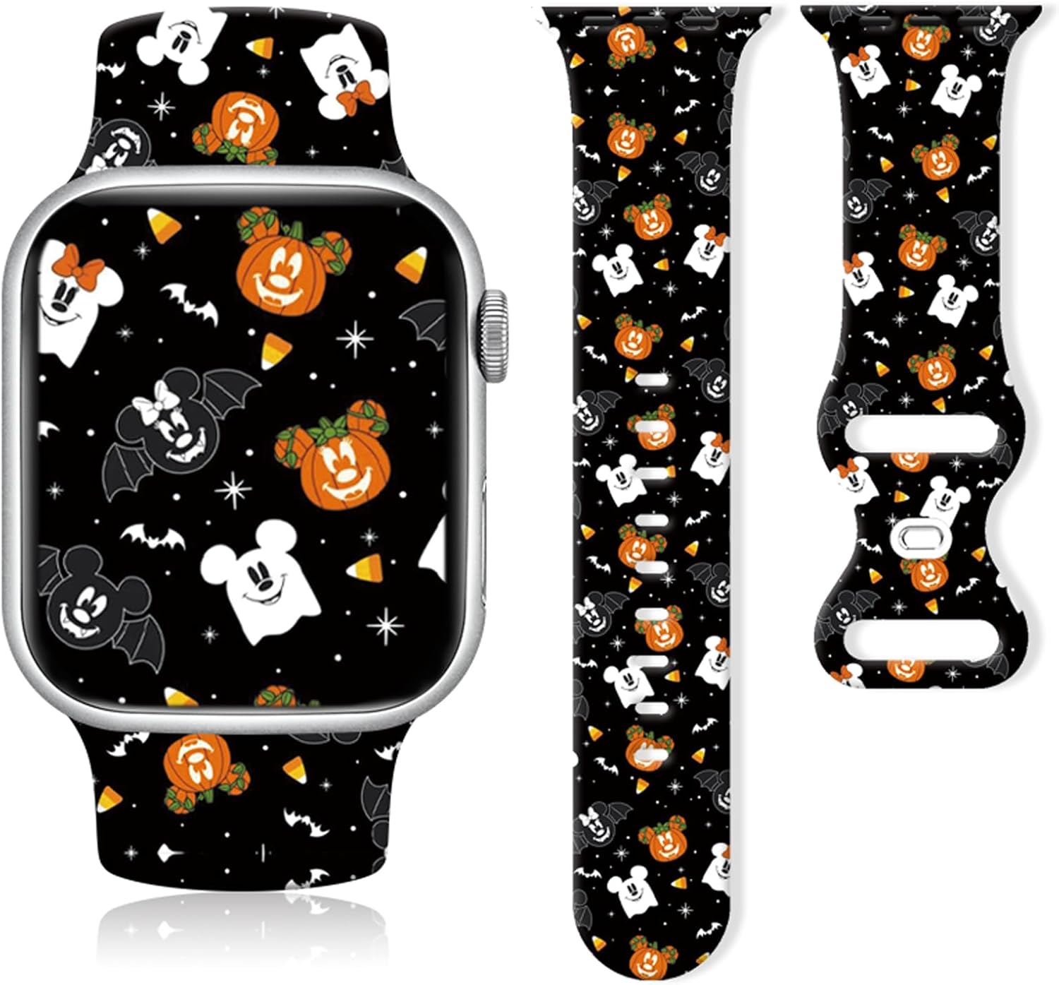 Correa de reloj de la serie Halloween compatible con Apple Watch Band de 1.496 in, 1.575 in, 1.614 in, 1.654 in, 1.732 in, 1.772 in, iWatch SE