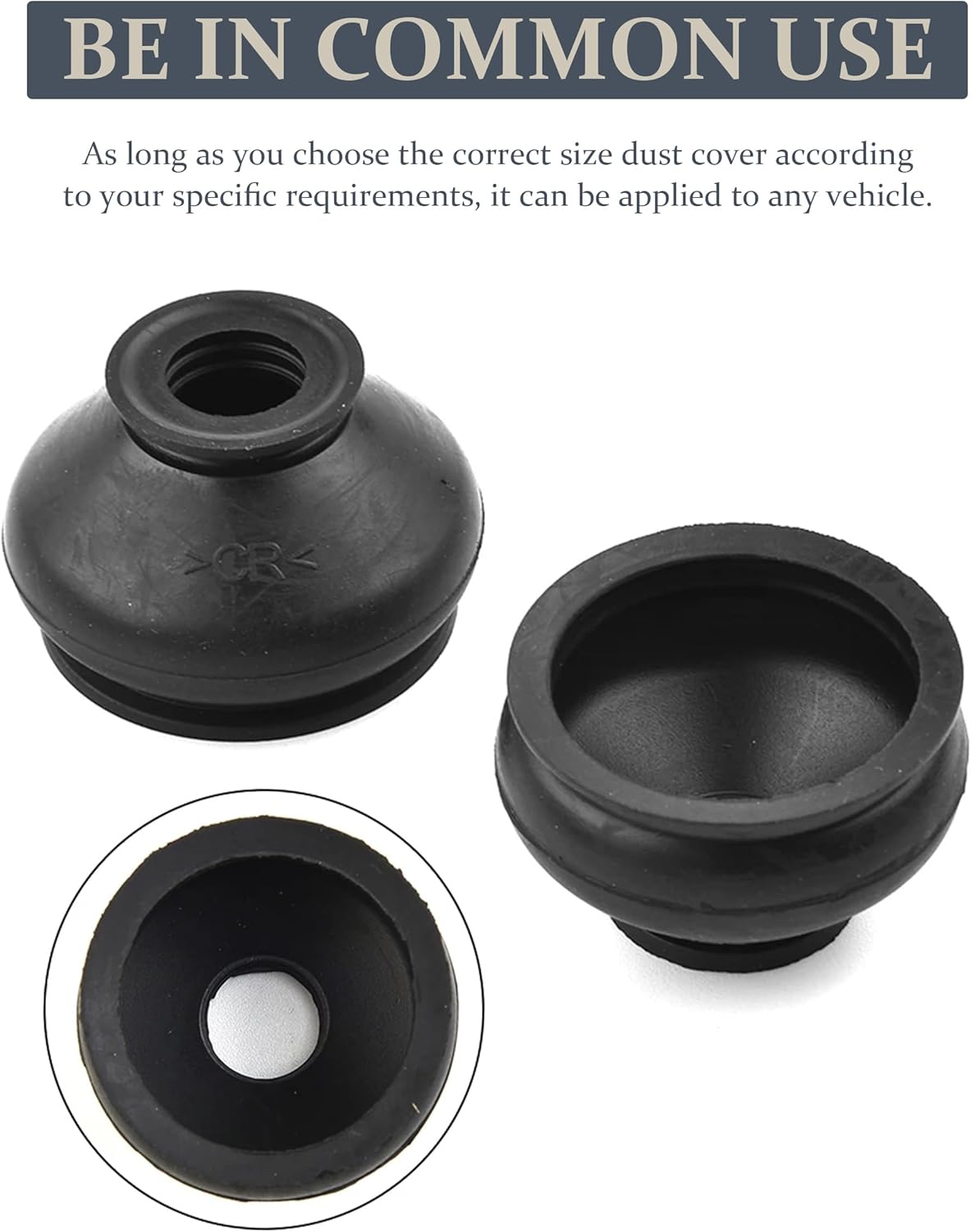 VARGTR Tie Rod Boot,Tie Rod End Boots,Car Accessories Turn To Rod Arm Ball Joint Head Dust Protection Rubber Cover Track Rod End Set,Car Suspension