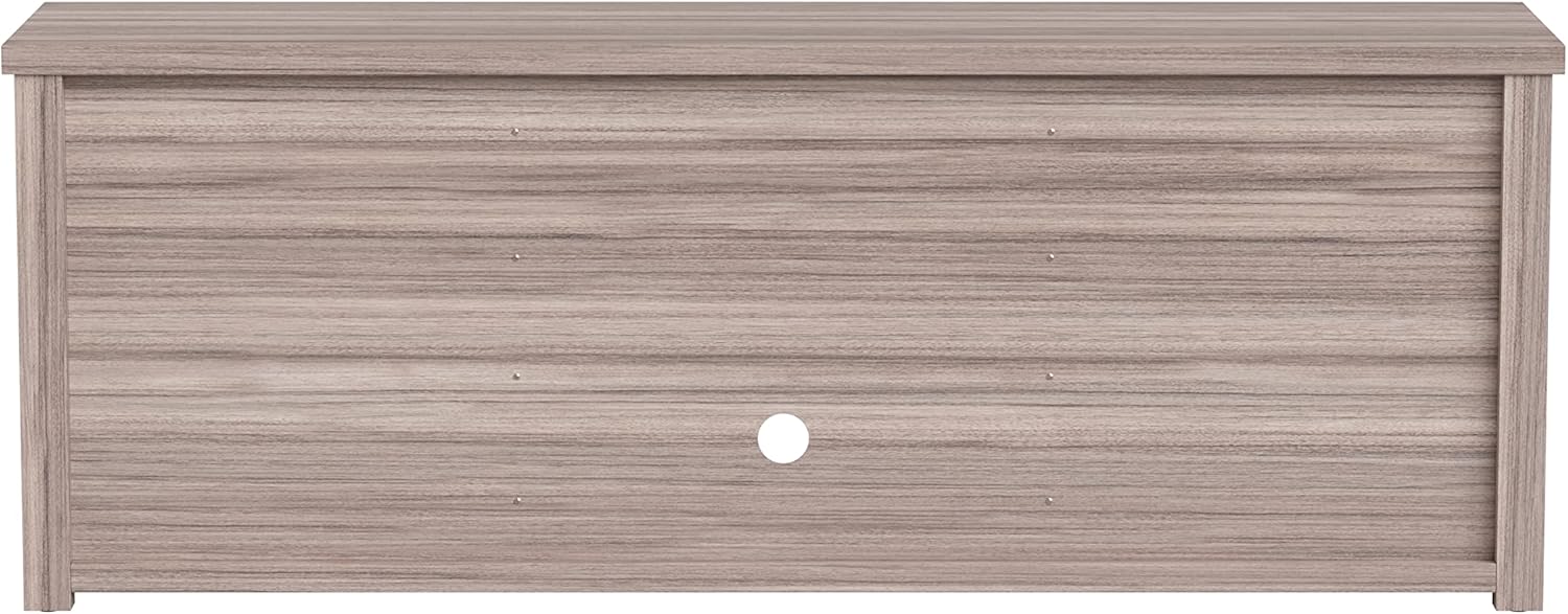Masada Classic – Soporte de TV para televisores de hasta 80 pulgadas, consola multimedia de madera de ingeniería de 65 pulgadas con puerta de vidrio