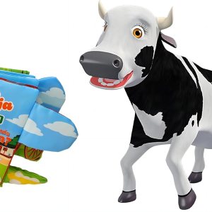 TOYMAKER La Granja De Zenon BARTOLITO & LOLA Libros para bebés españoles Juguetes Toque y Sensación Tela Arruga Suave Bebé Libros Españoles y Vaca TOYMAKER La Granja De Zenon BARTOLITO & LOLA Libros para bebés españoles Juguetes Toque y Sensación Tela Arruga Suave Bebé Libros Españoles y Vaca