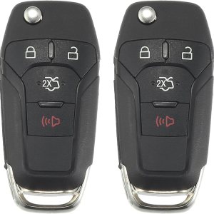X AUTOHAUX 2 unids 315 MHz N5F-A08TAA reemplazo inteligente de proximidad sin llave llave remoto llavero para Ford Fusion 2013 2014 2015 2016 4 X AUTOHAUX 2 unids 315 MHz N5F-A08TAA reemplazo inteligente de proximidad sin llave llave remoto llavero para Ford Fusion 2013 2014 2015 2016 4