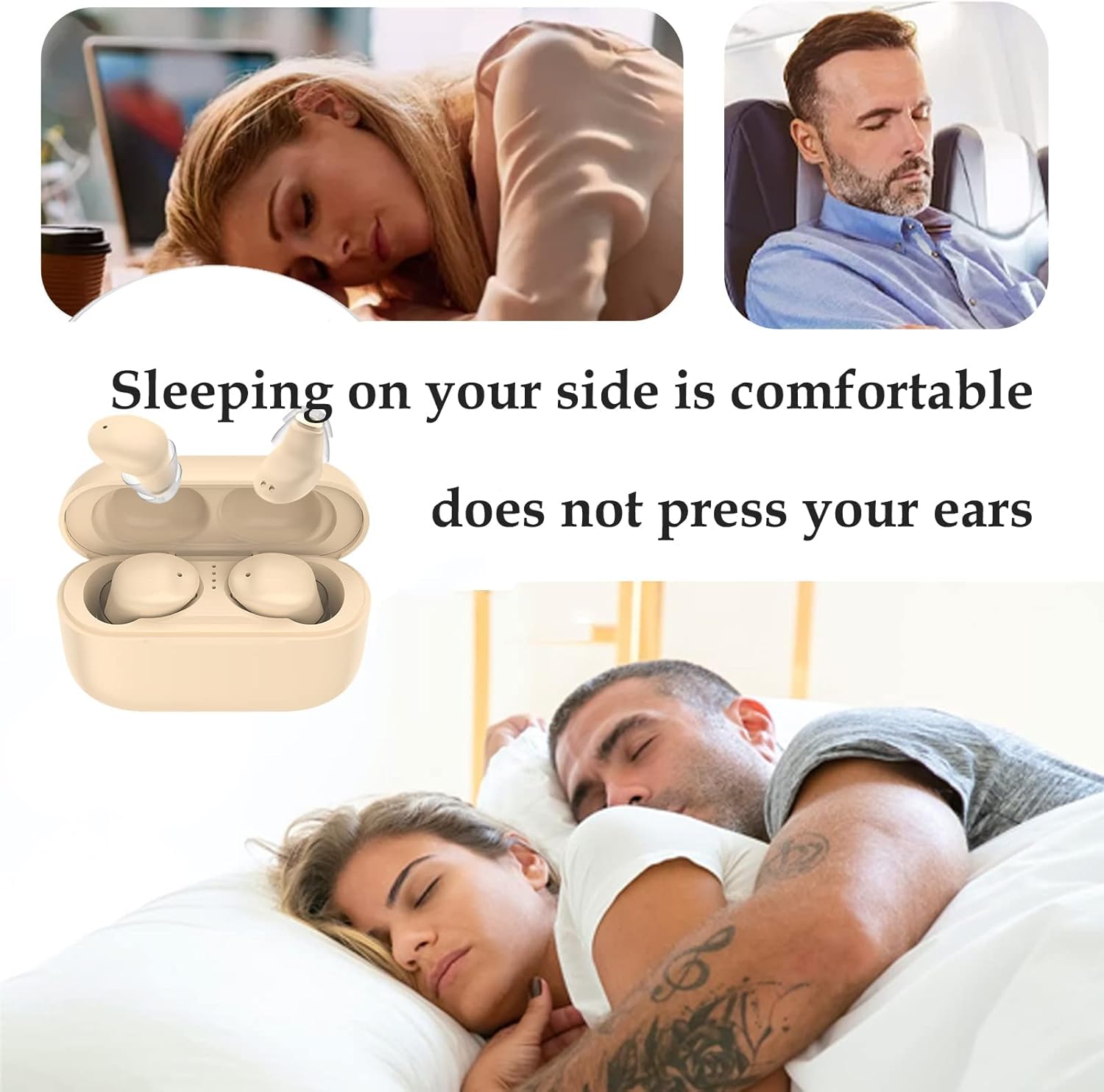 Pequeños auriculares invisibles pequeños inalámbricos Bluetooth micro más pequeños mini inalámbricos discretos auriculares ocultos pequeños para el