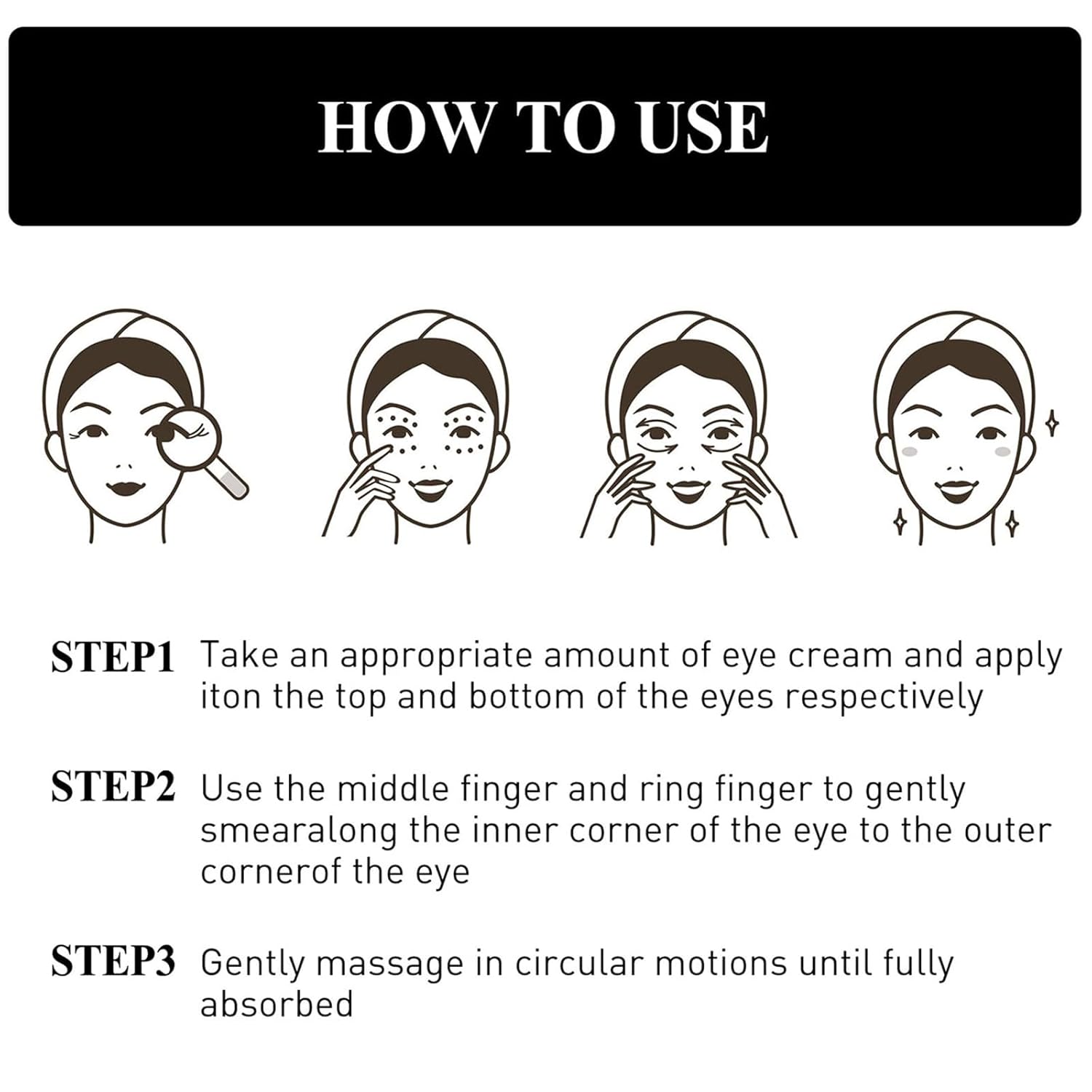 A.M.G – Crema antiarrugas con cafeína para ojos tardíos, crema de ojos con cafeína A.M.G, crema de ojos antiarrugas con cafeína, crema de ojos