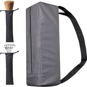 Bolsa de almacenamiento para parrilla, almacenamiento de utensilios de parrilla, 600D impermeable Oxford plegable para acampar y senderismo, Bolsa de almacenamiento para parrilla, almacenamiento de utensilios de parrilla, 600D impermeable Oxford plegable para acampar y senderismo,