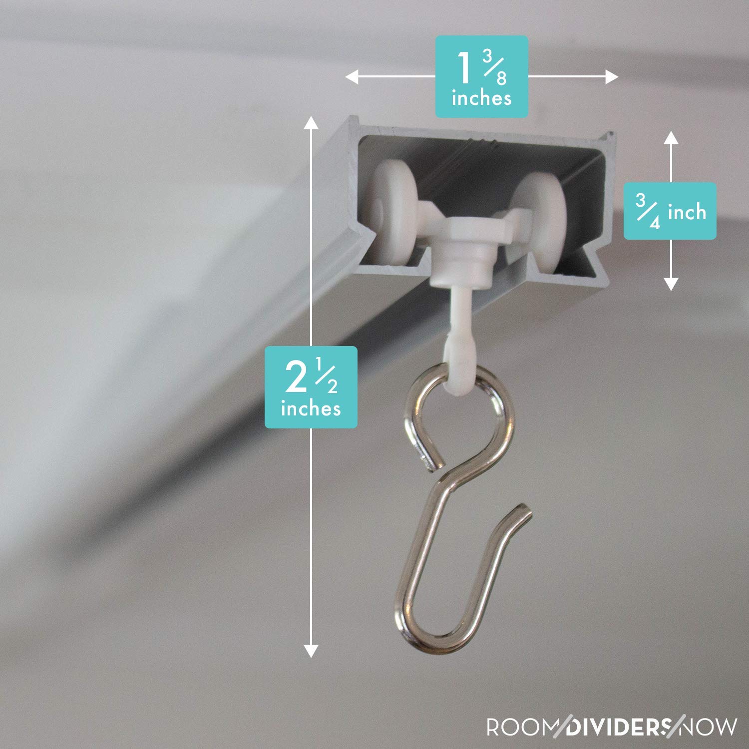 RoomDividersNow – Conjunto de separadores de cuarto, para espacios de 3 pies a 18 pies de ancho