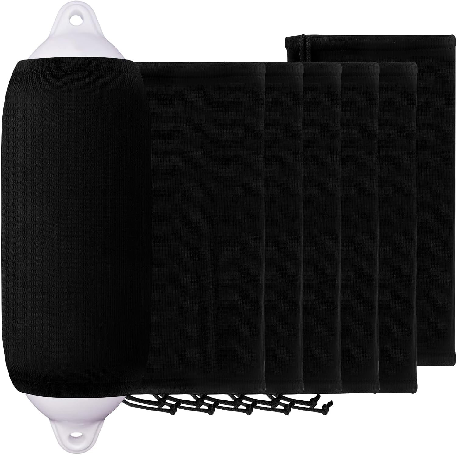 XMK Fundas para guardabarros de barco de 6 x 18 pulgadas, 8 x 22 pulgadas, 9 x 26 pulgadas, fundas de forro polar para guardabarros para parachoques