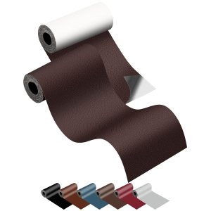 Parche de reparación de cuero autoadhesivo de 3.74 x 59 pulgadas, kit de reparación de cuero para muebles, cinta de reparación de cuero, sofás, kit Parche de reparación de cuero autoadhesivo de 3.74 x 59 pulgadas, kit de reparación de cuero para muebles, cinta de reparación de cuero, sofás, kit