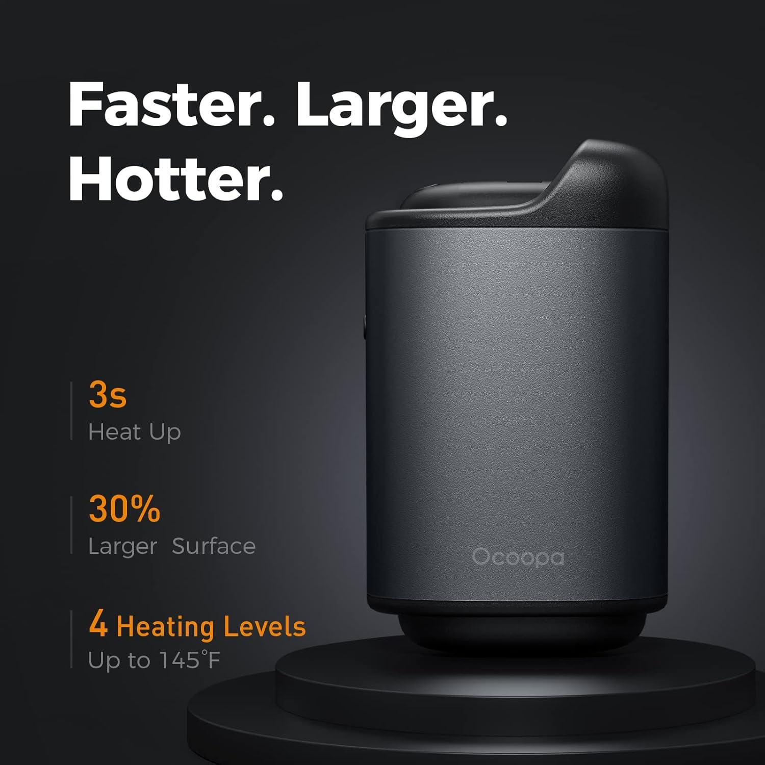OCOOPA Union U5s – Calentadores de manos recargables, calentador de manos reemplazable por batería de 10000 mAh, calentador eléctrico de 4 niveles,