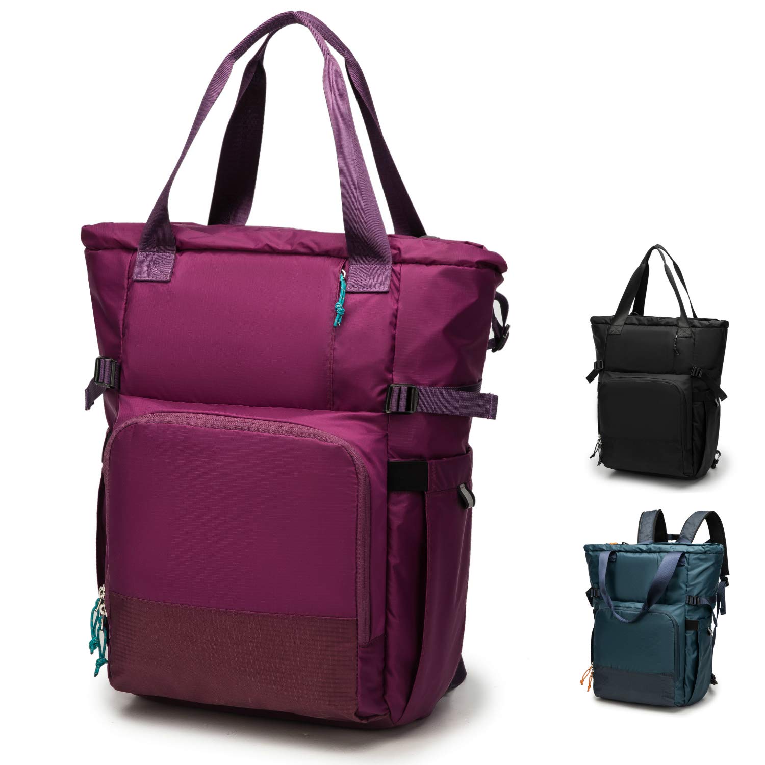 Perilogics Mochila para pañales para bebé, gran capacidad de 25 litros, 18.5 onzas, ultra ligera, deportiva, convertible, multifuncional, bolsa de