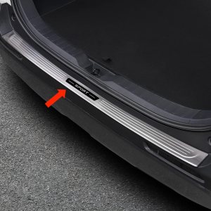 Protector de parachoques trasero para Toyota RAV4 2023 2024, cubierta protectora de umbral de puerta de maletero, protector de placa de acero Protector de parachoques trasero para Toyota RAV4 2023 2024, cubierta protectora de umbral de puerta de maletero, protector de placa de acero