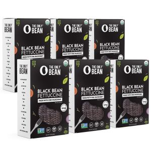 The Only Bean – Pasta orgánica de fettuccine de frijoles negros – Alta en proteínas, apta para dieta cetogénica, sin gluten, vegana, sin OMG, The Only Bean – Pasta orgánica de fettuccine de frijoles negros – Alta en proteínas, apta para dieta cetogénica, sin gluten, vegana, sin OMG,