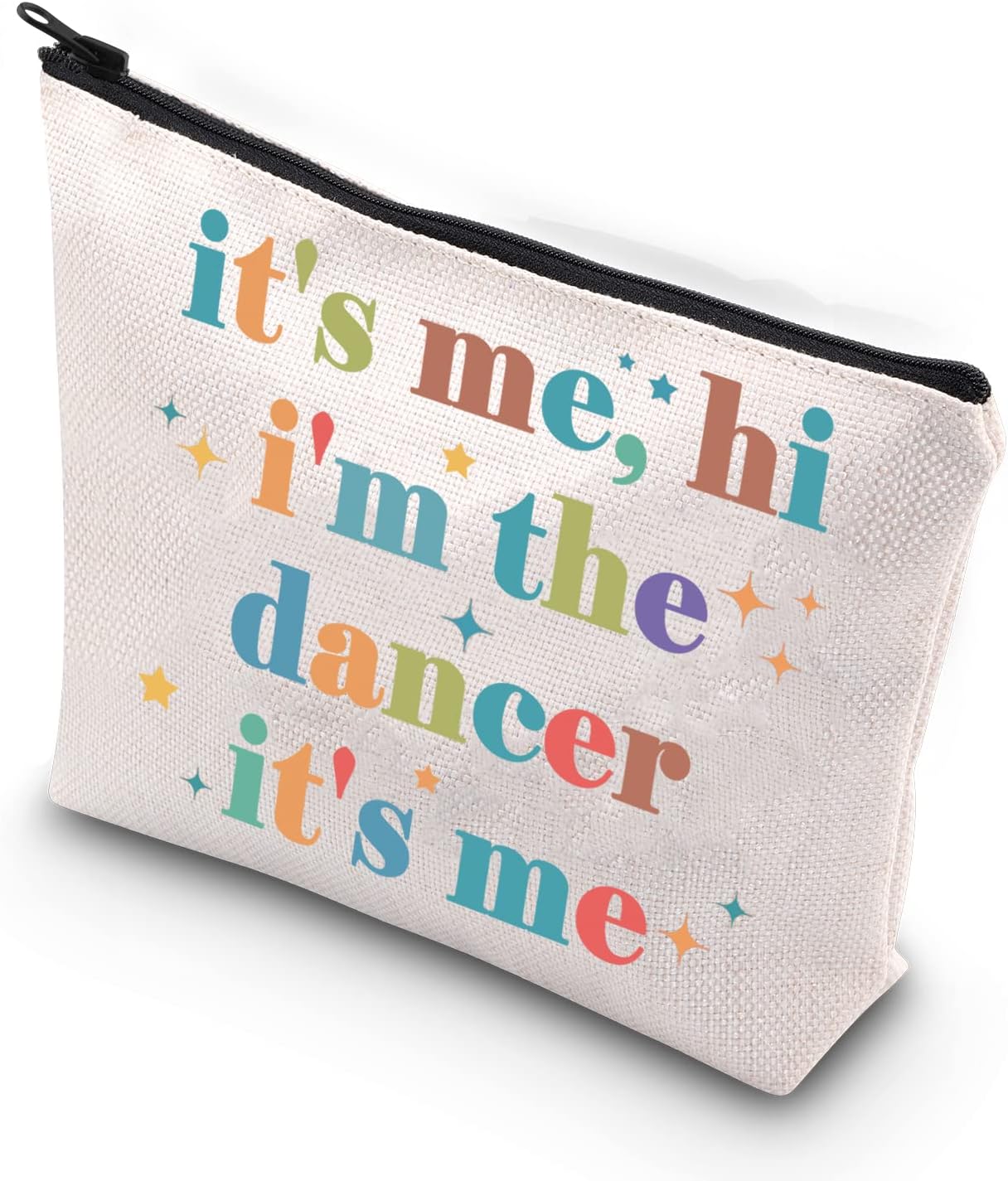 TSOTMO Regalo de bailarina It’s Me, Hi I’m The Dancer It’s Me Bolsa de regalo para mujeres, entrenador de baile, profesor de baile, Beige, Bailarín