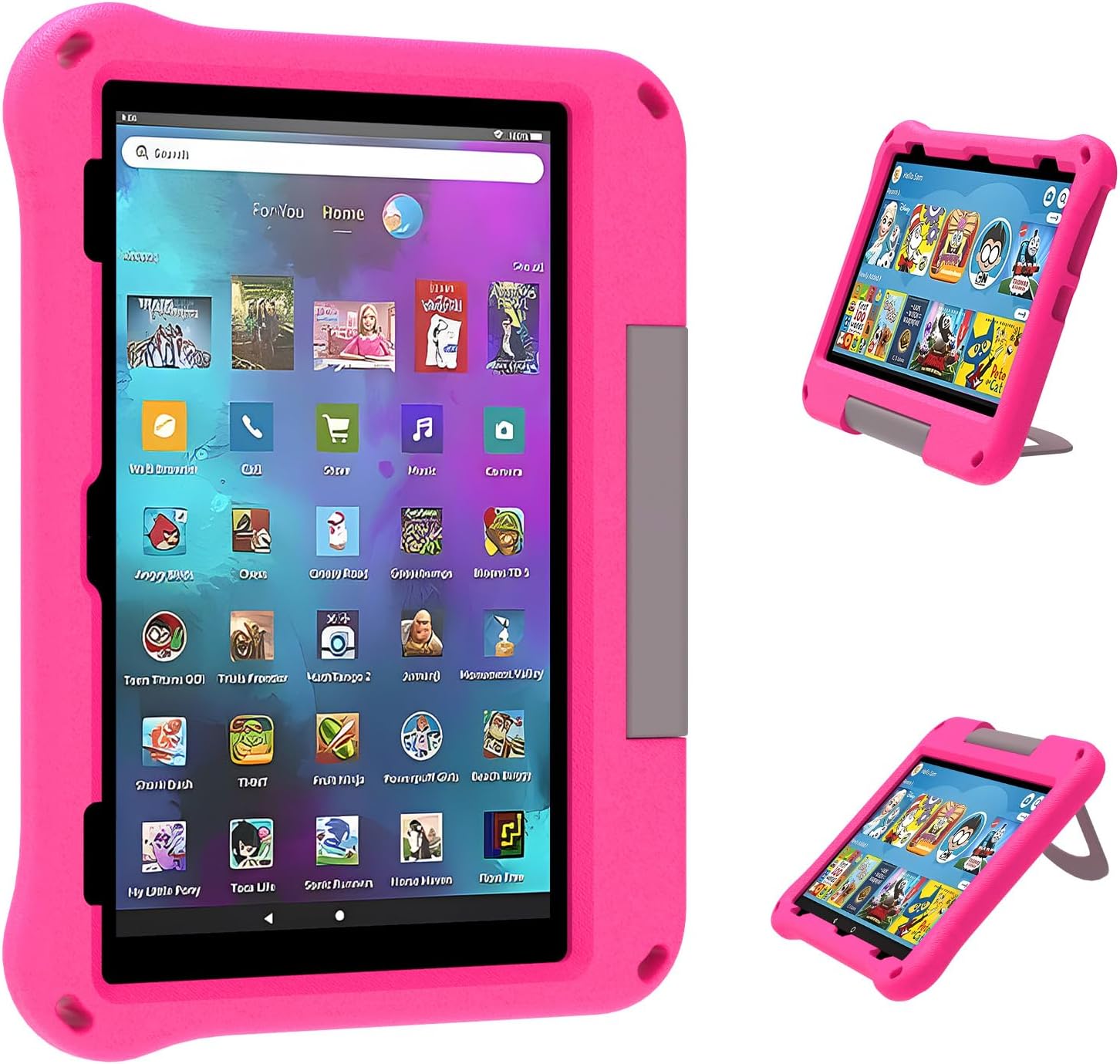 Auorld – Funda para tablet de 11 pulgadas para niños (compatible con 13 generación, versión 2023), ligera, a prueba de golpes, de EVA, con soporte