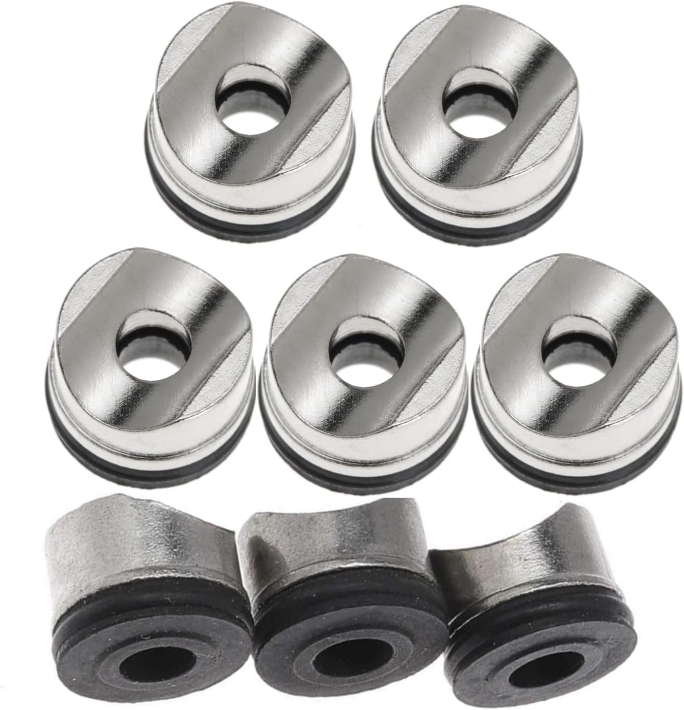Juntas de punta de un sello para pulverizador de pintura sin aire Graco RAC Seal 246453 (paquete de 8)