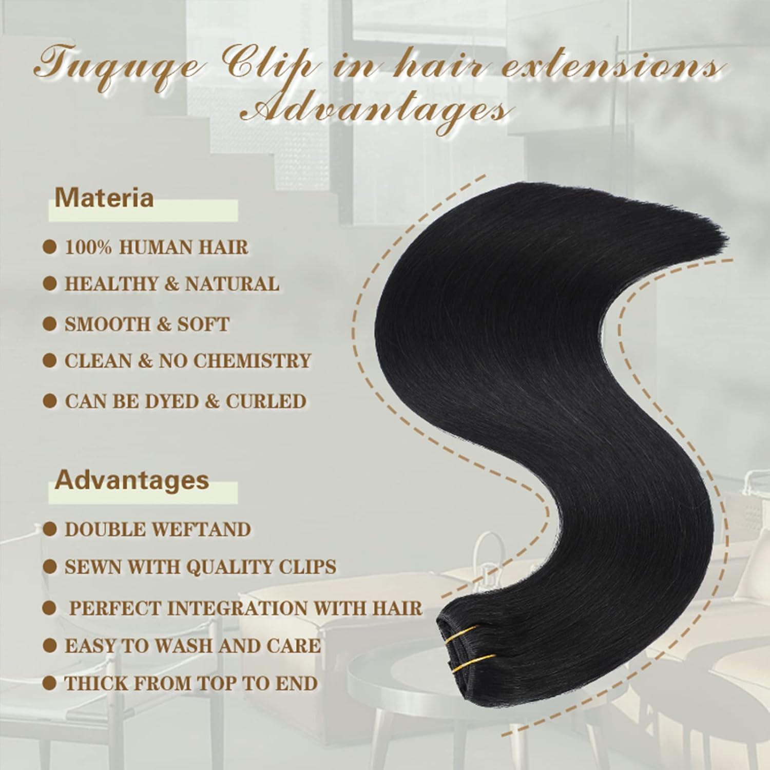 Extensiones de cabello humano real con broches, 20 pulgadas, extensiones de cabello humano real con clip, 4.23 oz, extensiones de cabello con clip,