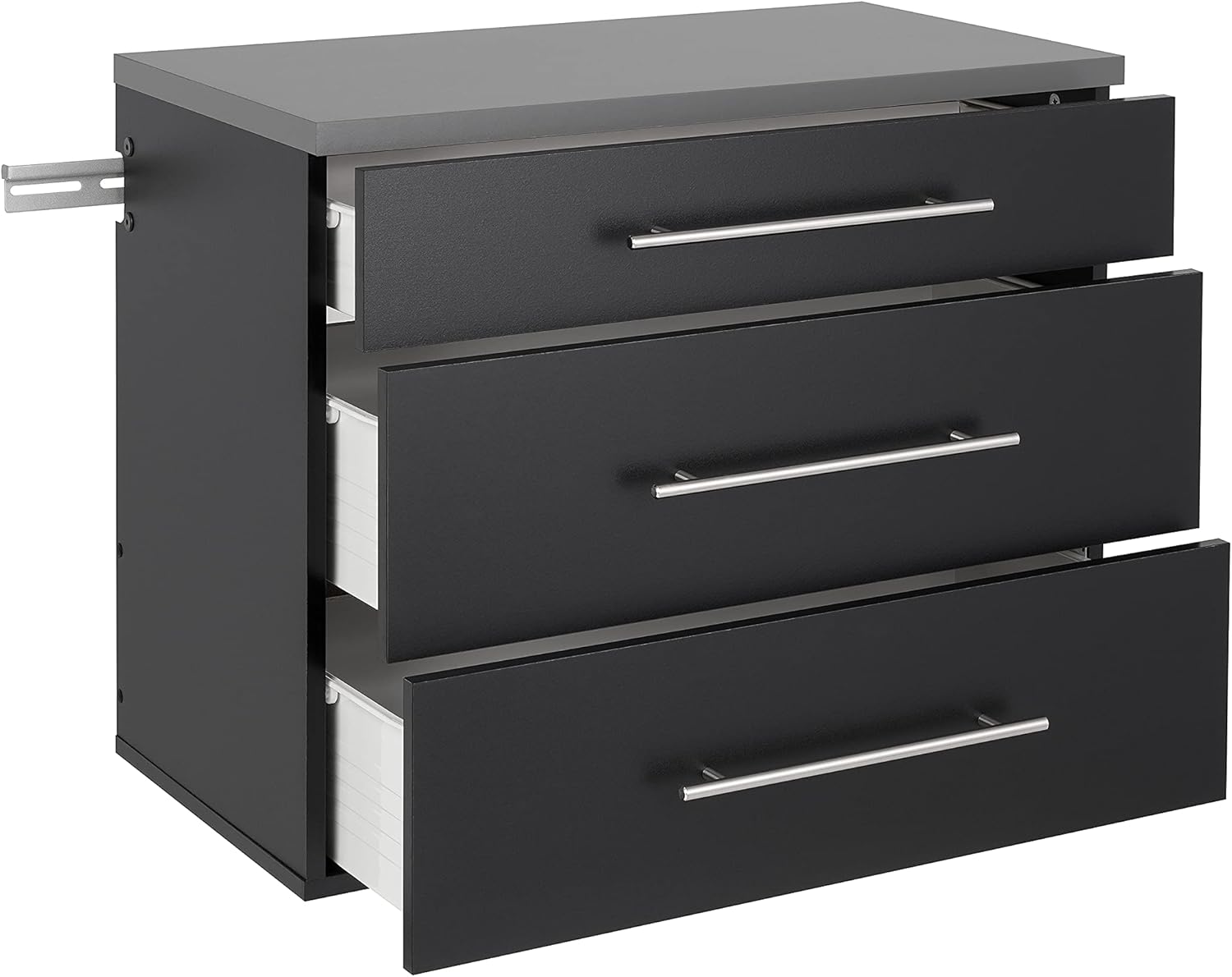 Prepac HangUps Juego de gabinetes de almacenamiento de trabajo, 4 piezas, 60 pulgadas de ancho x 72 pulgadas de alto x 16 pulgadas de profundidad,