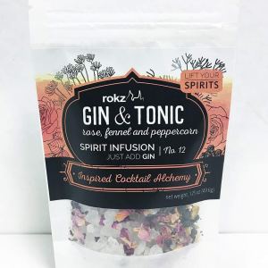 Rokz Mezcla de infusión de ginebra y espíritu tónico para cócteles Rokz Mezcla de infusión de ginebra y espíritu tónico para cócteles