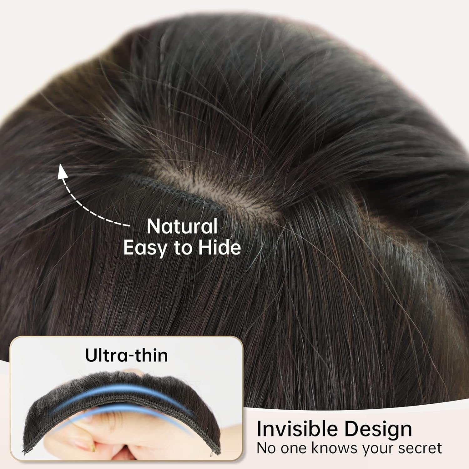 KooKaStyle – Extensiones de cabello sintético con pinza, largo y ondulado, grueso, con fibra de doble trama extensiones de cabello natural de 20