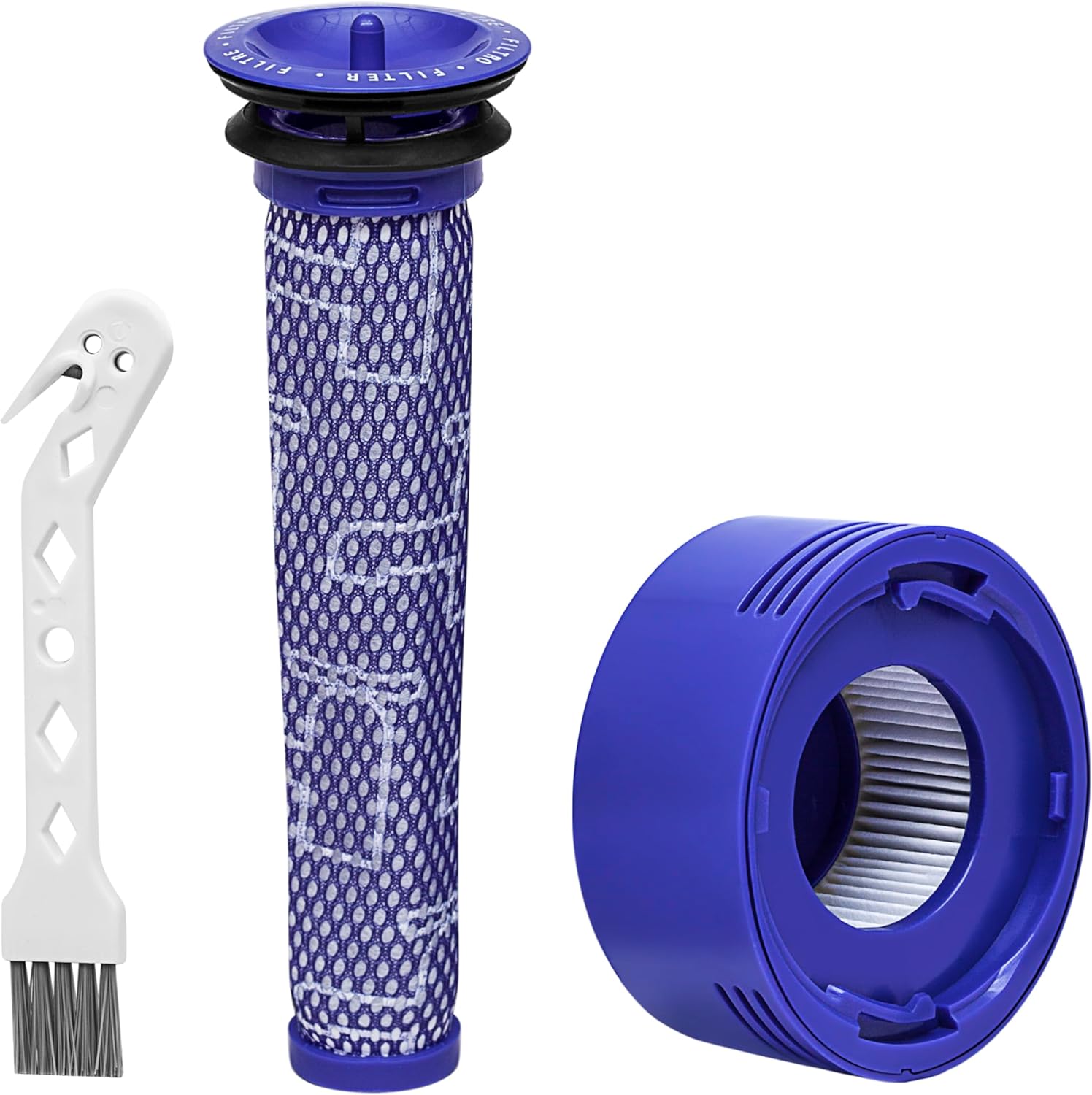 1 prefiltro y 1 kit de repuesto para aspiradora inalámbrica absoluta Dyson V7, V8 Animal y V8, sustituye a la pieza # 965661-01 y 967478-01 – 2