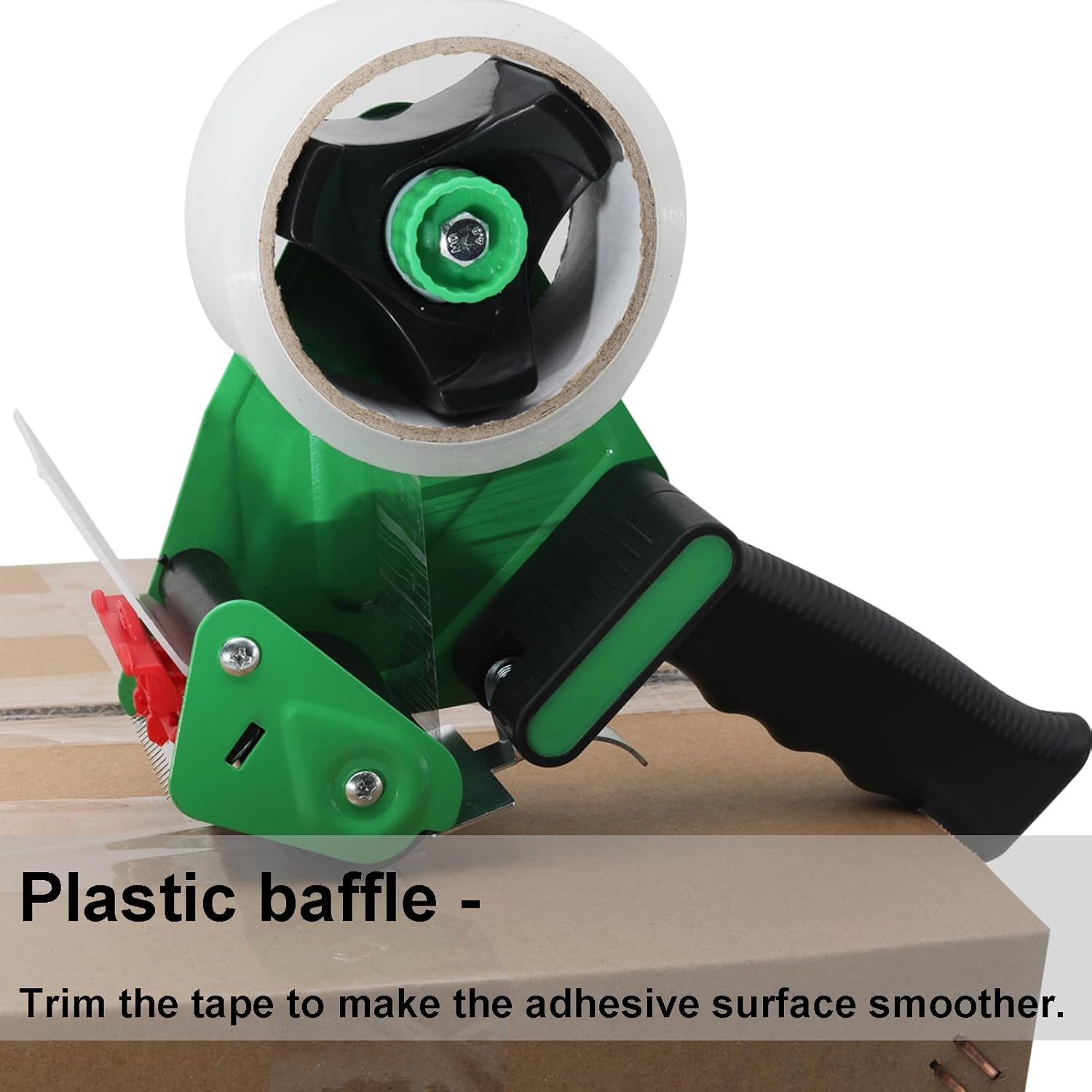 WELSTIK Pistola de cinta solución de embalaje rápida y conveniente para dispensar cinta de 2 pulgadas, paquete de 2 unidades, color verde