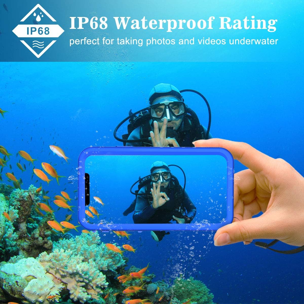 SPORTLINK Funda impermeable para iPhone 11, de cuerpo completo, protección resistente, cubierta completamente sellada, a prueba de polvo, protector