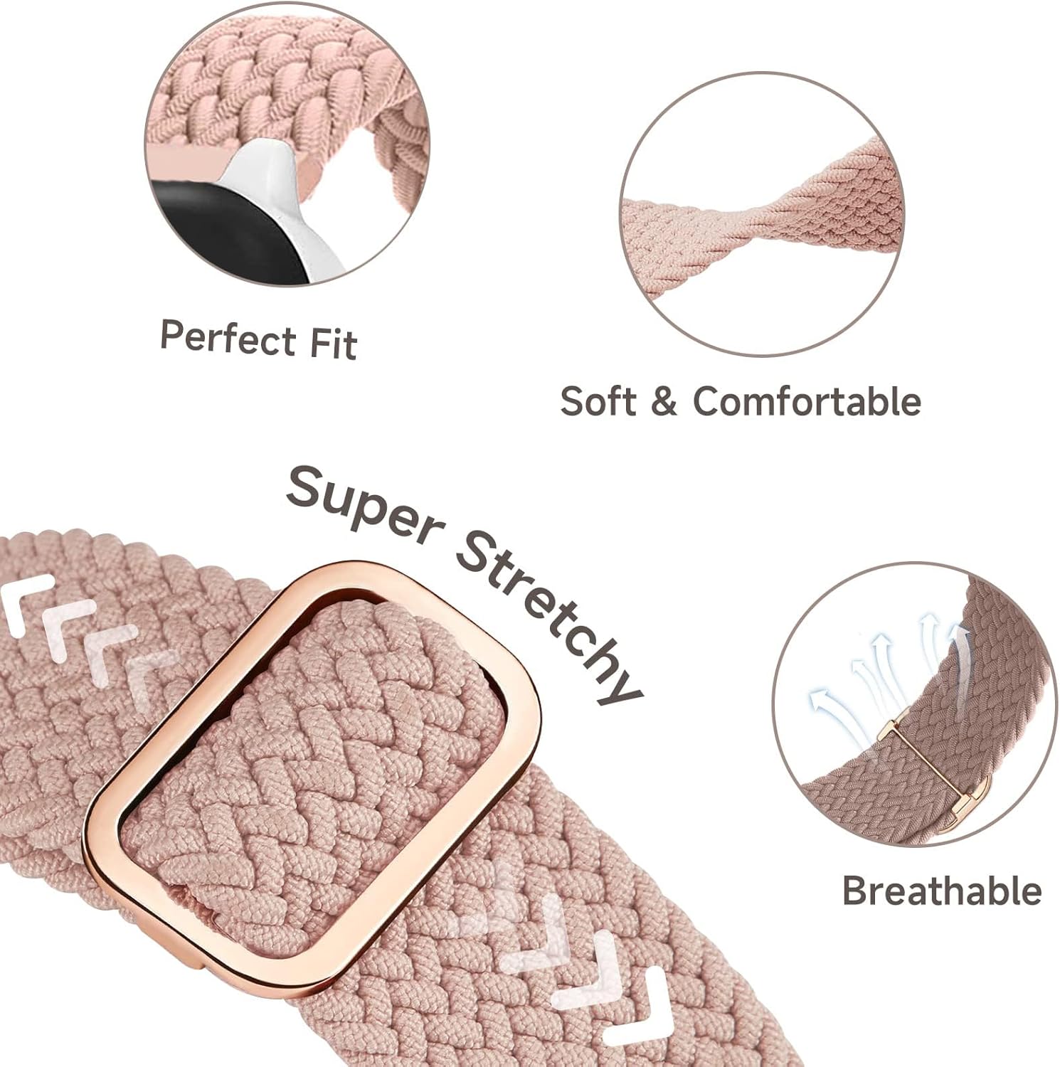 Braided for Gizmo Watch Band Replacement,for Verizon Gizmo Watch 3 2 1for Gabb Watch 2 1for SyncUP Kids Watch Bands Boys Girls,20mm Nylon Strap
