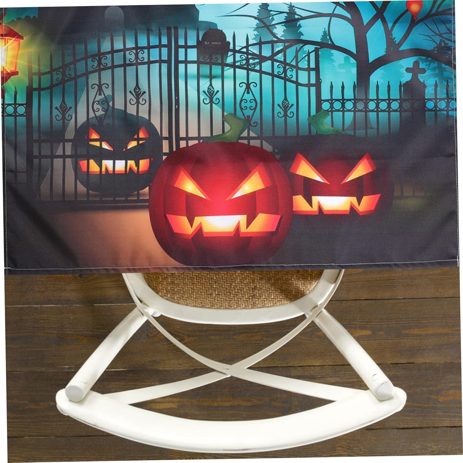 HOMSFOU Halloween Tablecloth Halloween Table Cover Table Runner Halloween Table Flag Ghost Festival Tablecloth Halloween Table Cloth Party Prop