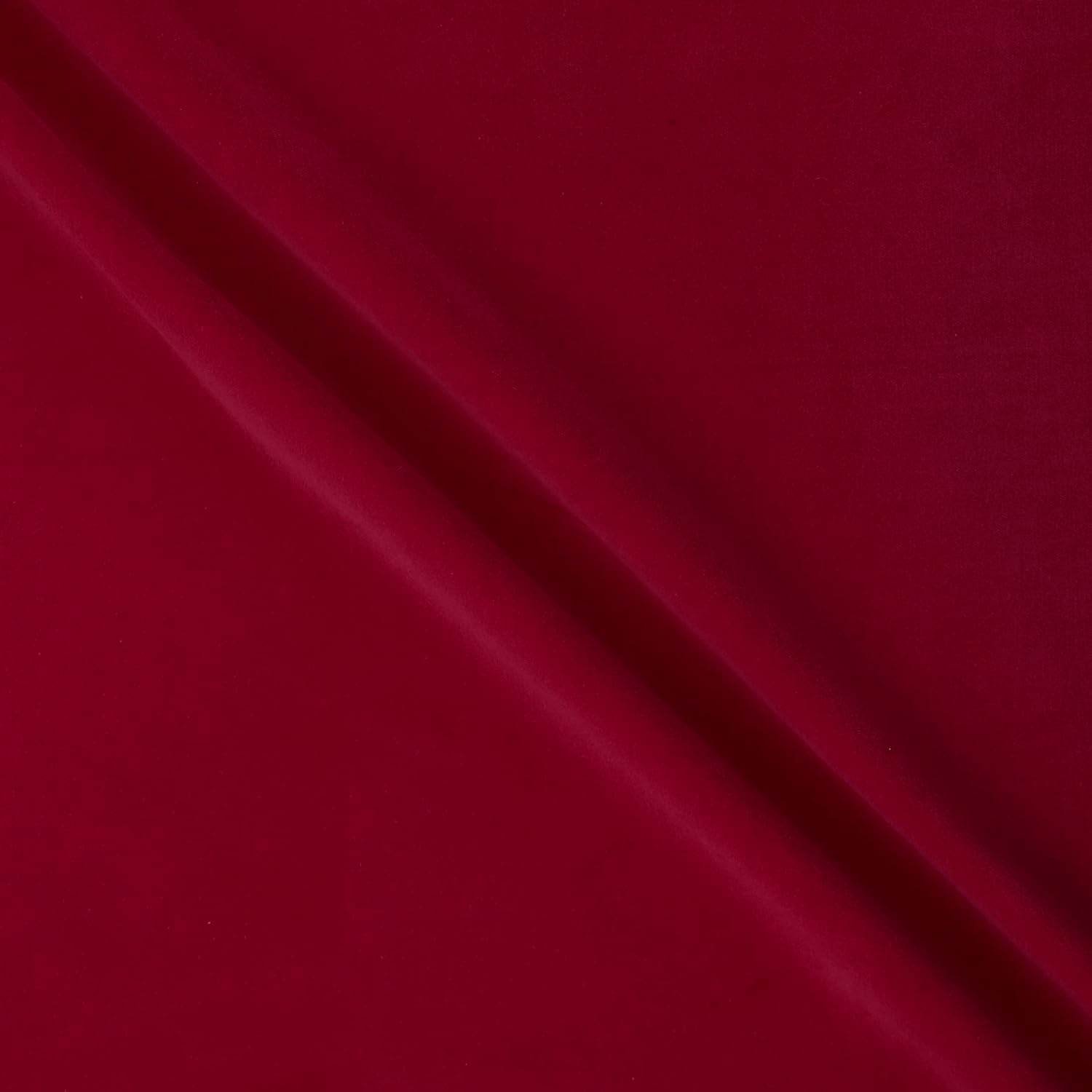 Mook Fabrics Terciopelo sólido, corte de arándano por yarda