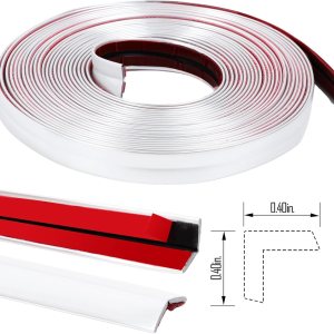 Moldura de pared para despegar y pegar, tiras decorativas plegables flexibles de 33 x 0.8 pulgadas para pared, muebles, moldura autoadhesiva Moldura de pared para despegar y pegar, tiras decorativas plegables flexibles de 33 x 0.8 pulgadas para pared, muebles, moldura autoadhesiva