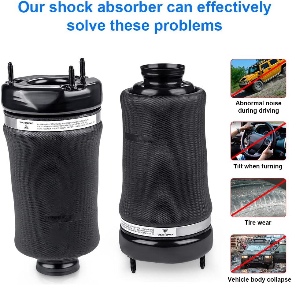 JDMON 2 bolsas de suspensión de aire delantero para Mercedes-Benz X164 W164 GL320 GL350 GL450 GL550 ML320 ML320 ML350 ML450 ML500 ML550 ML63 AMG