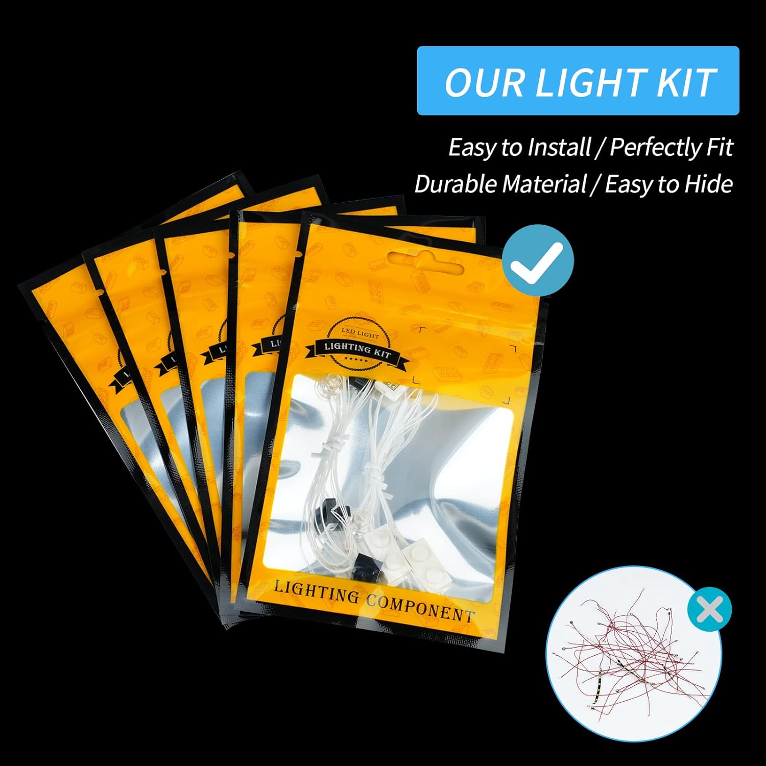Kit de luz LED para Lego Succulents 10309 juego de construcción de decoración de plantas, juego de iluminación compatible con Lego 10309 (solo