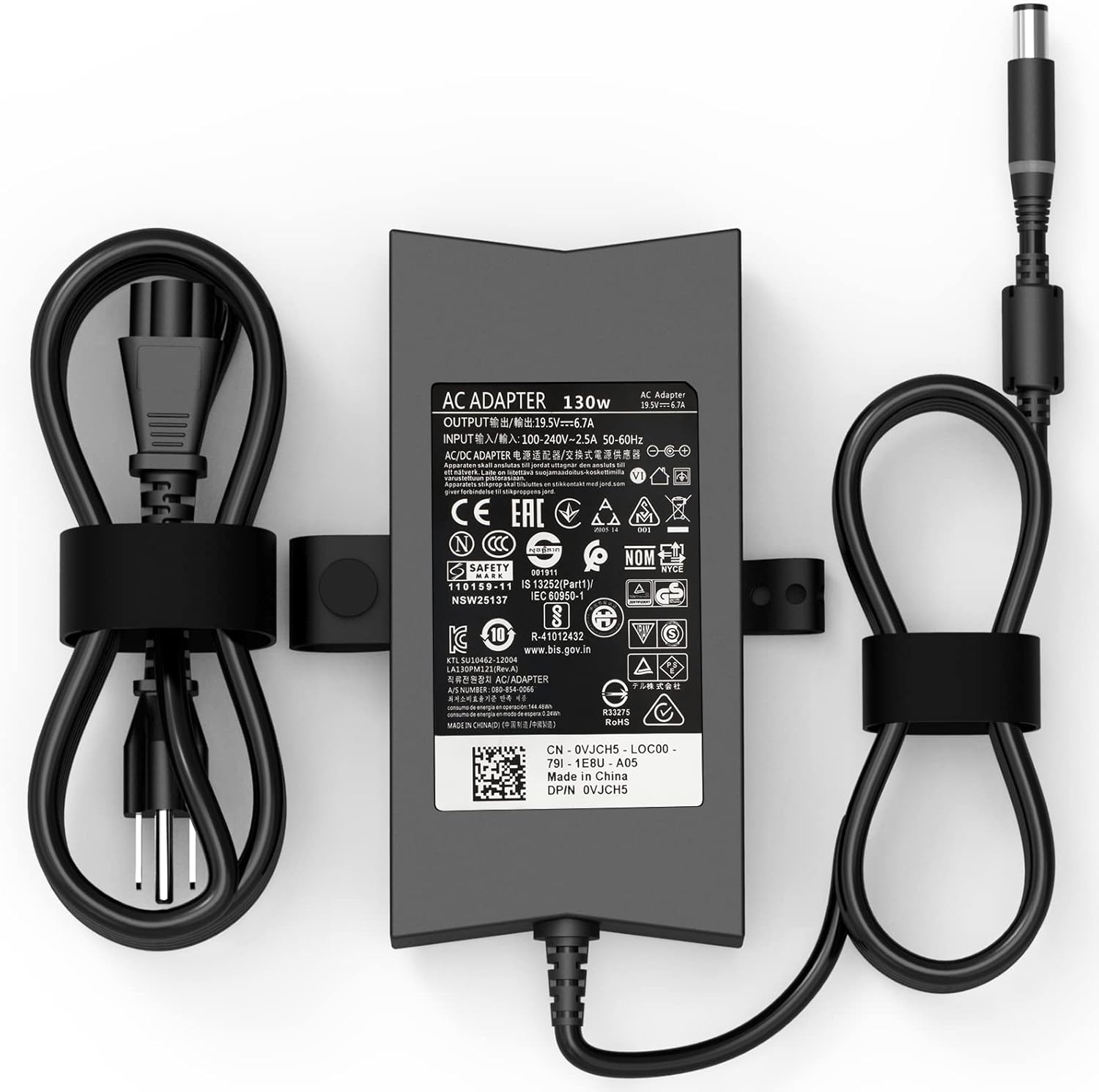 Nuevo cargador de CA de 130 W para Dell XPS 15 L502X L501X 17 L702X Dell Inspiron 15 7000 7559 Dell G3 G5 PA-4E LA130PM121 DA130PE1-00 JU012 CM161