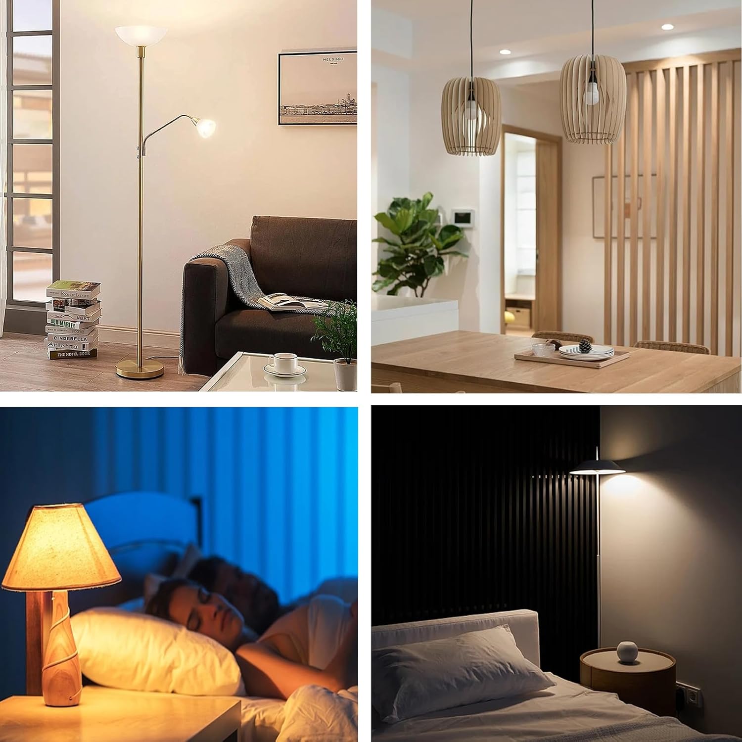Wiyifada Paquete de 2 bombillas LED de 3 vías, equivalente a 30, 70, 100 W, color blanco suave de 3000 K, base E26, bombillas de 3 vías para lectura