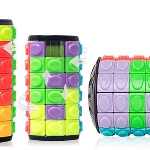 R.Y.TOYS Juguete para ansiedad, rompecabezas de cubo mágico, rompecabezas de cerebro para adultos, juego de mano inquieto de lógica giratoria y R.Y.TOYS Juguete para ansiedad, rompecabezas de cubo mágico, rompecabezas de cerebro para adultos, juego de mano inquieto de lógica giratoria y