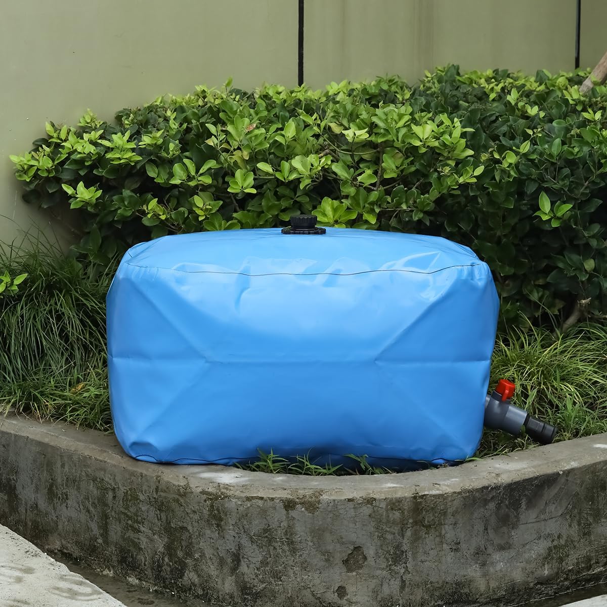 Vejiga de tanque de agua, contenedores de almacenamiento de vejiga de agua portátiles plegables de gran capacidad con espitas y kit de