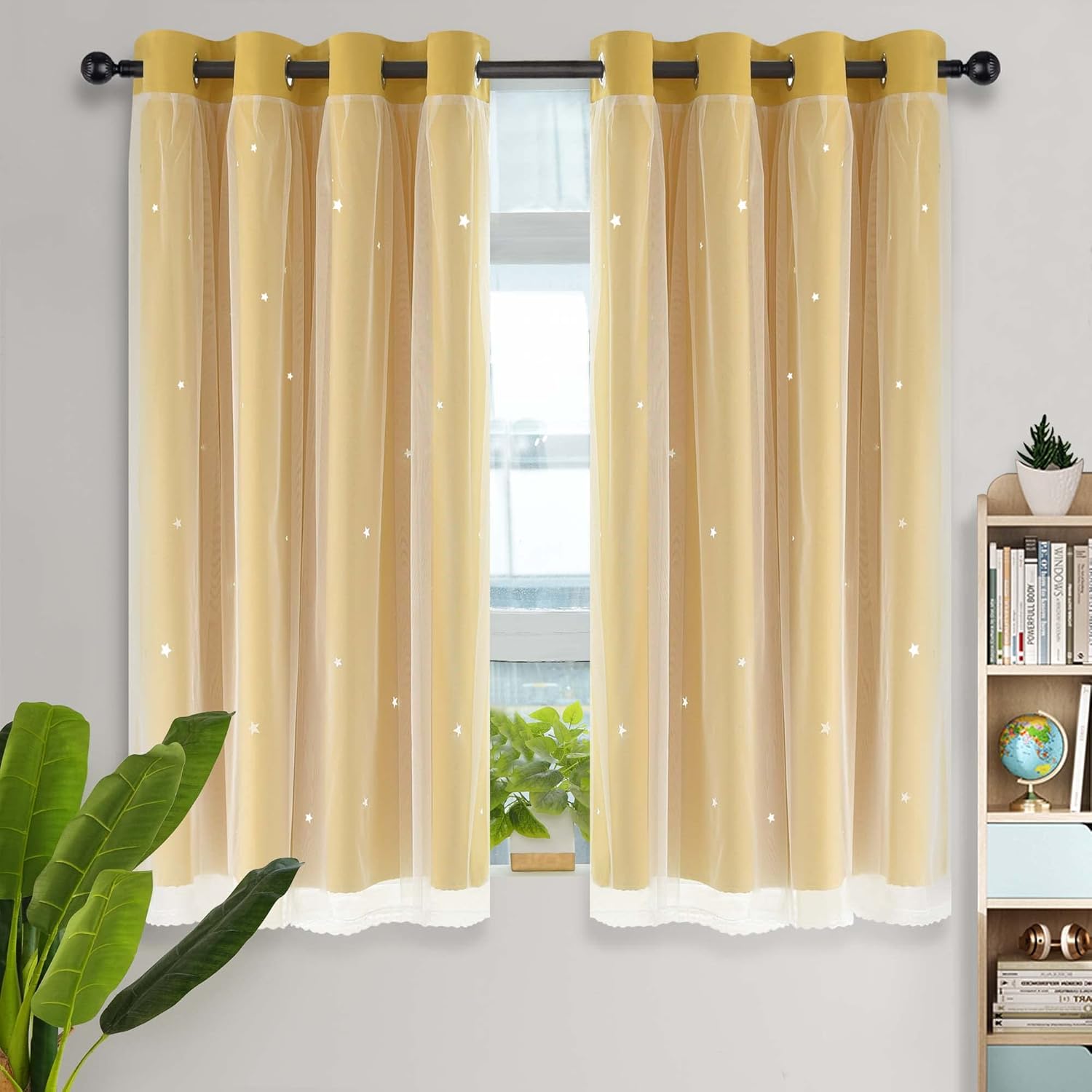Kinryb Star – Cortinas de doble capa