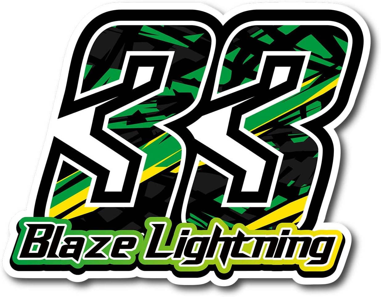 2 unidades Autocross Custom Number Sticker Car Door Racing Calcomanías de vinilo extraíbles 6-16 pulgadas rojo naranja amarillo verde azul Aque
