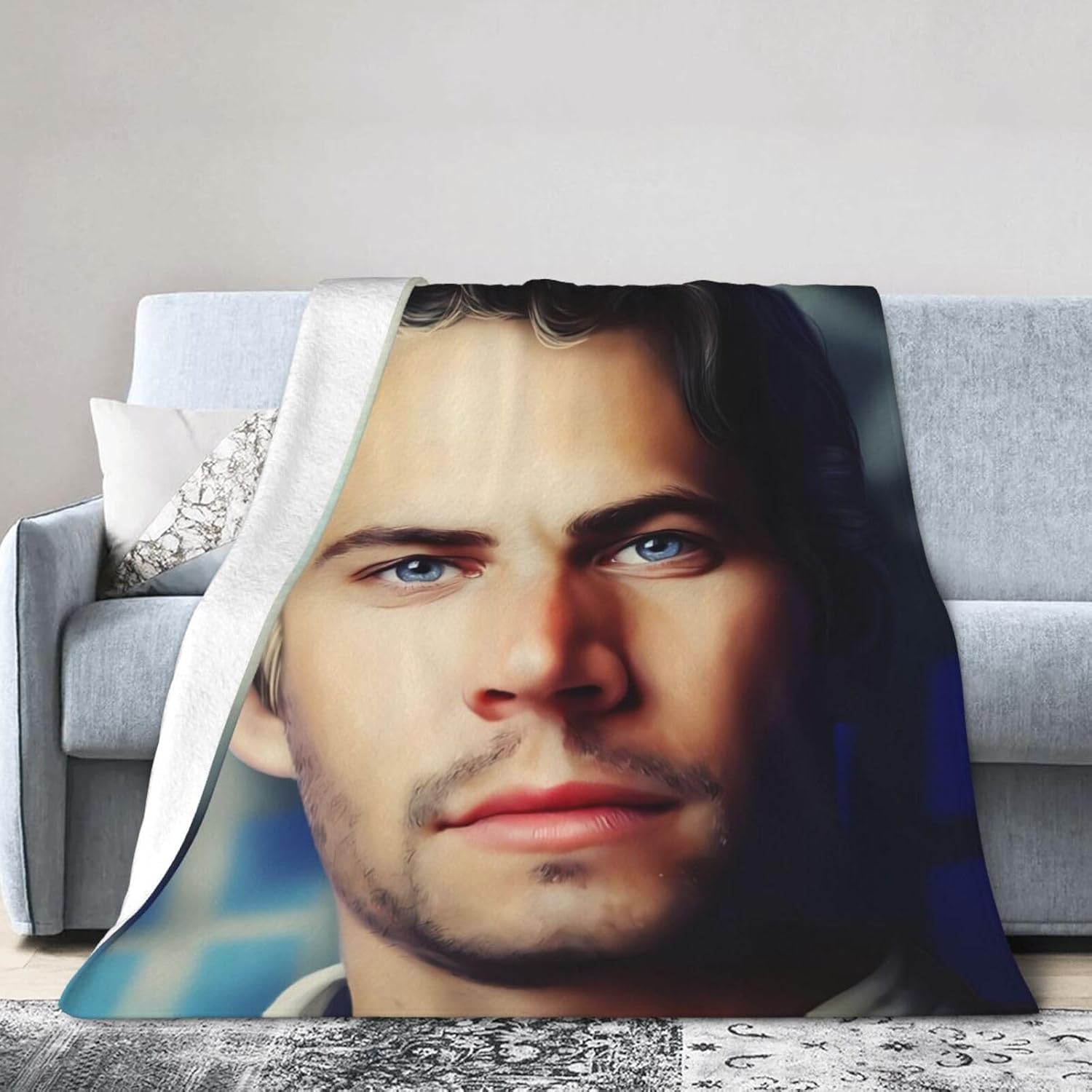 Paul Movie Walker – Manta de forro polar ultrasuave para todas las estaciones, manta de cama de alta calidad, adecuada para cama, sofá, silla, sala