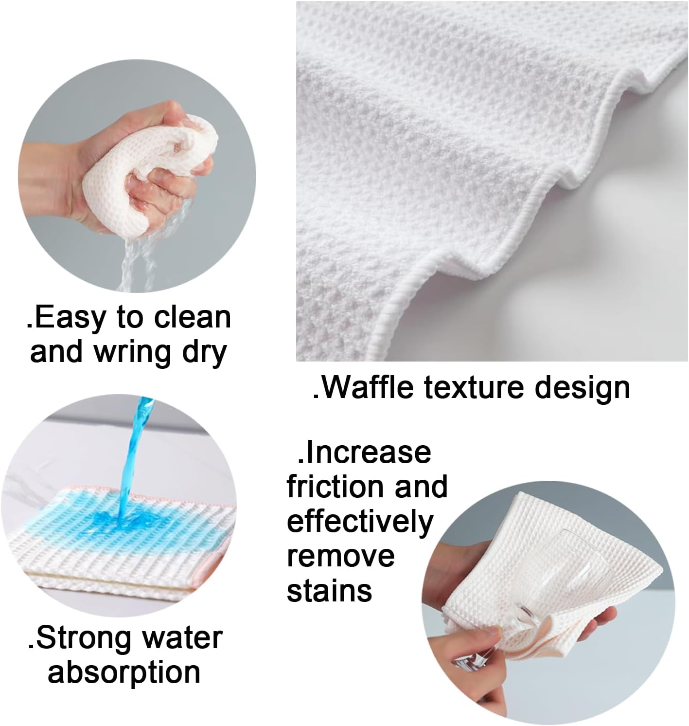 ZWZXR Toallas de cocina con versículo bíblico cristiano, paños de cocina para cocina, toallas de decoración cristiana para cocina, 16 x 24,